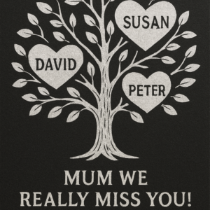 Beautifully Engraved Plaque for a Dear One